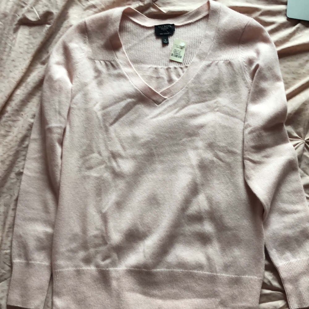 Pink cashmere sweater